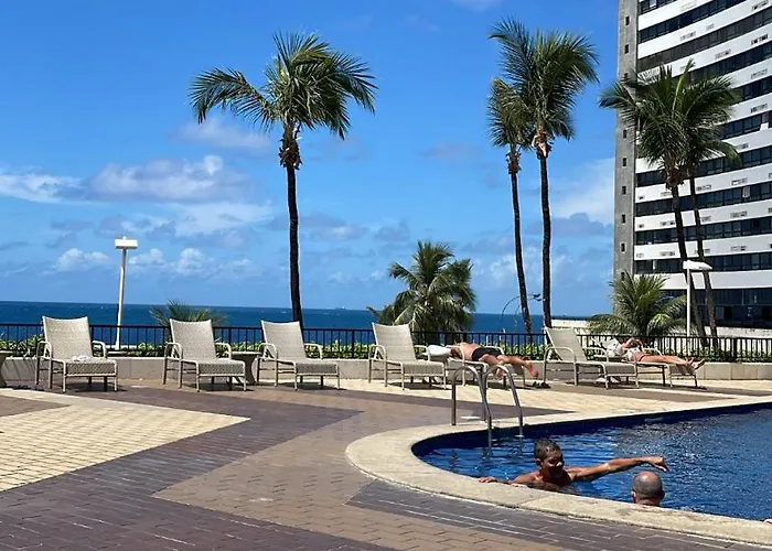 Apartamento Beira Mar Localizado No Ondina Apart Hotel
